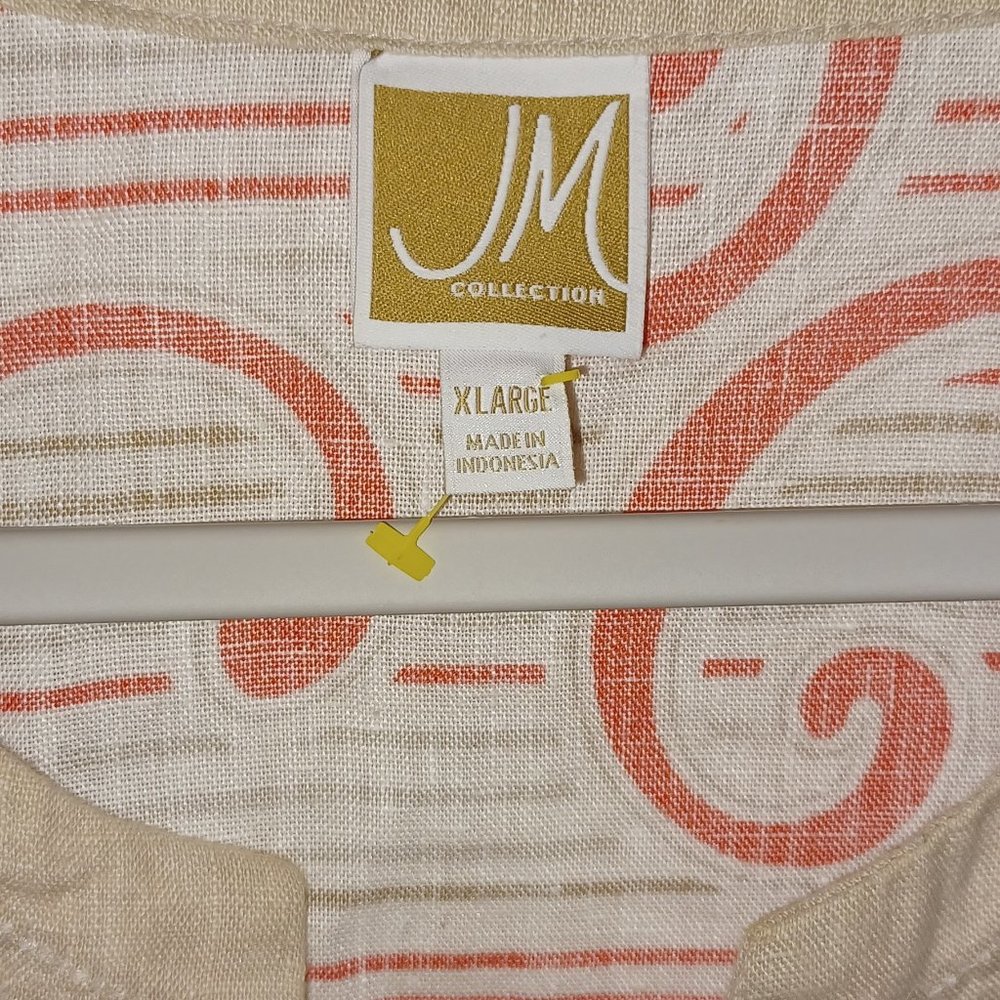 JM LINEN BLOUSE - Picture 2 of 3
